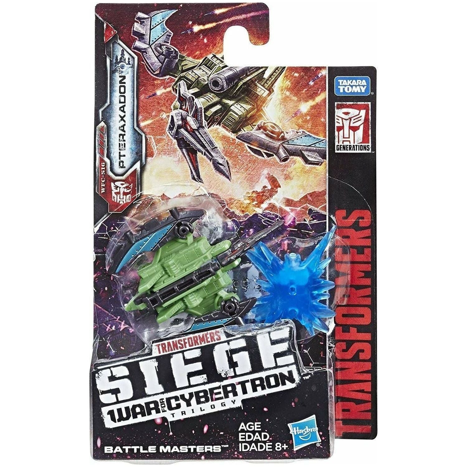 Transformers Toy Generations War for Cybertron: Siege Battle Masters Wfc-S16 Pteraxadon Action Figure - BumbleToys - 8+ Years, Boys, Figures, OXE, Transformers