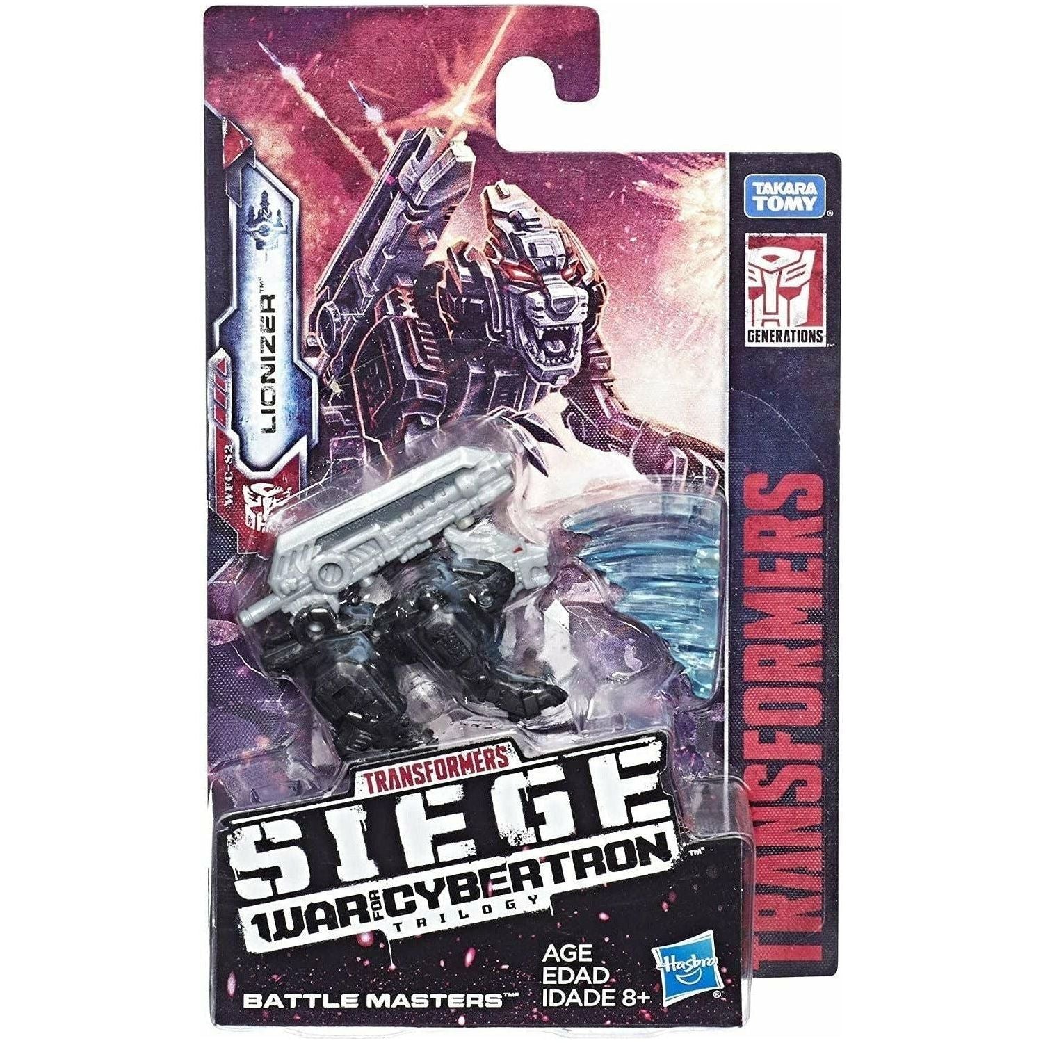 Transformers Toy Generations War for Cybertron: Siege Battle Masters WFC-S2 Lionizer Action Figure Toy - BumbleToys - 8+ Years, Boys, Figures, OXE, Transformers