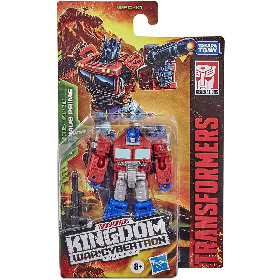 Transformers Toys Generations War for Cybertron WFC-K1 Optimus Prime Action Figure 3.5-inch