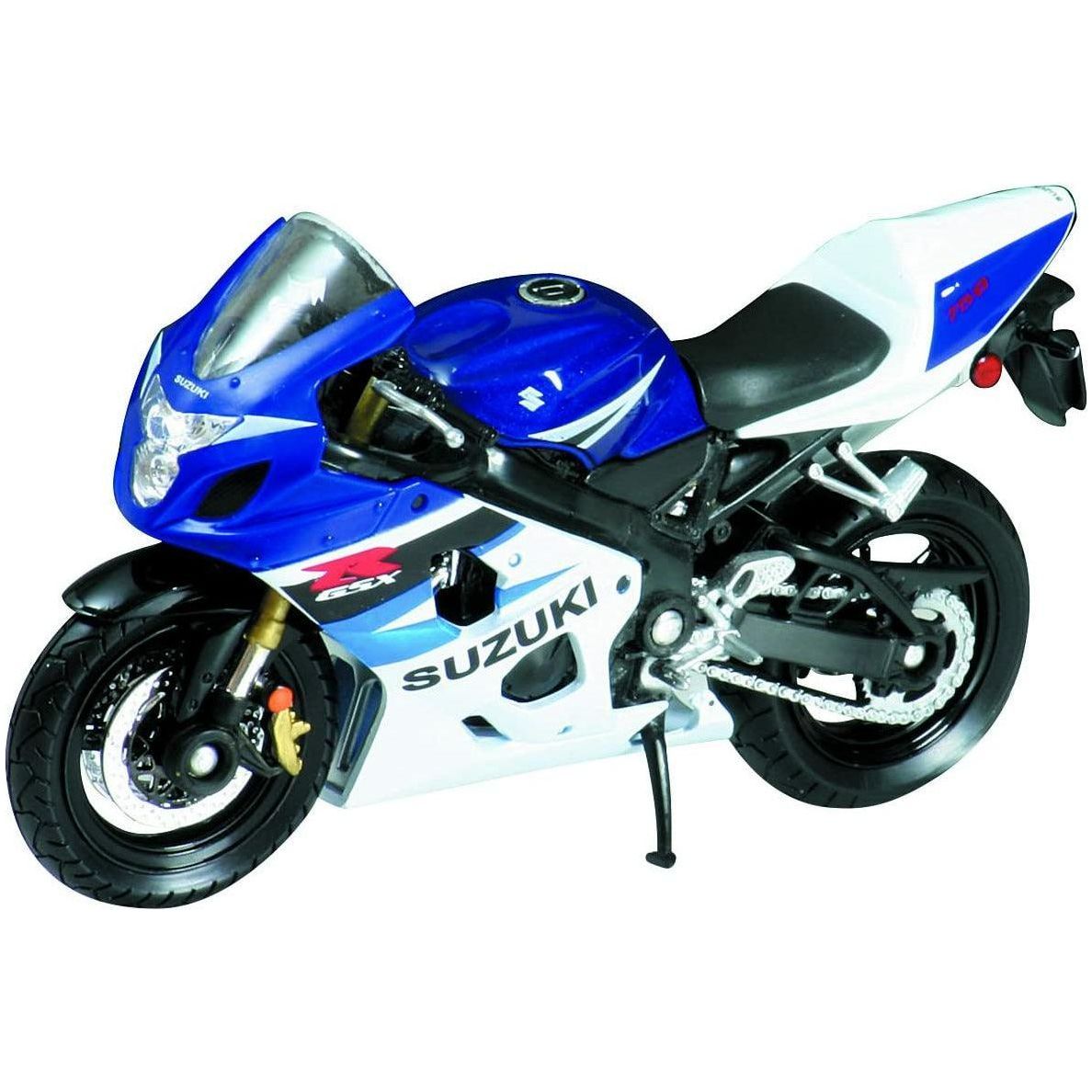 Welly Die Cast Motorcycle Blue Suzuki GSX-R750, 1:18 Scale - BumbleToys - 5-7 Years, 8+ Years, Bike, Boys, Motorcycle, Pre-Order