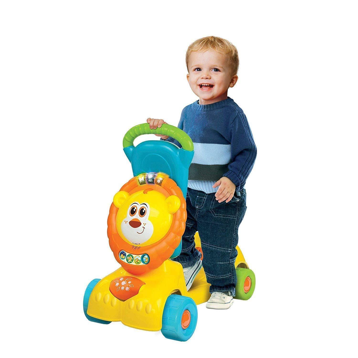 WinFun 3 In 1 Grow With Me Ride On Lion Scooter - BumbleToys - 2-4 Years, Cecil, Pre-Order, Unisex, Walker