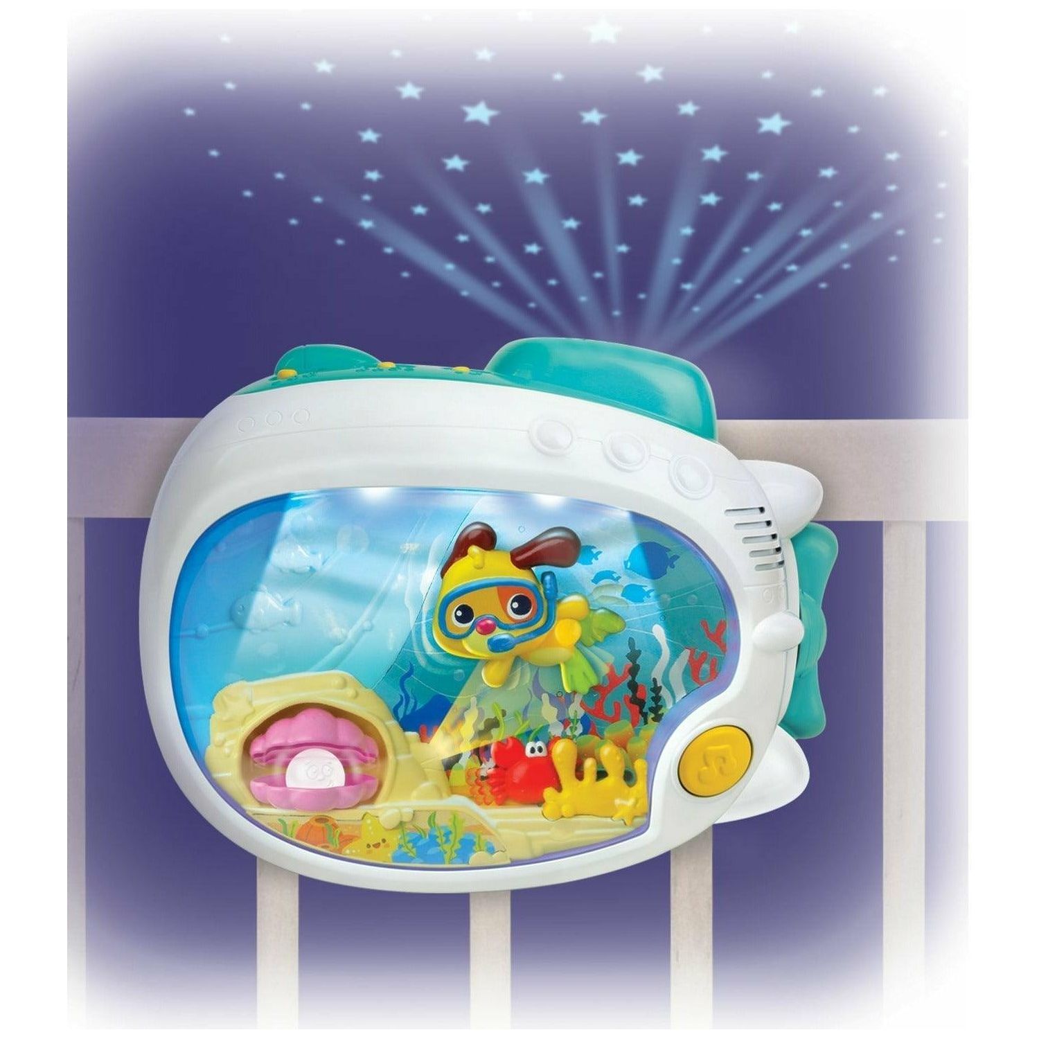 Winfun 3-In-1 Soothing Seas Nightlight Musical sleep projector - BumbleToys - 0-24 Months, Babies, Baby Saftey & Health, Boys, Cecil, Girls, Nursery Toys, Rattles, Unisex