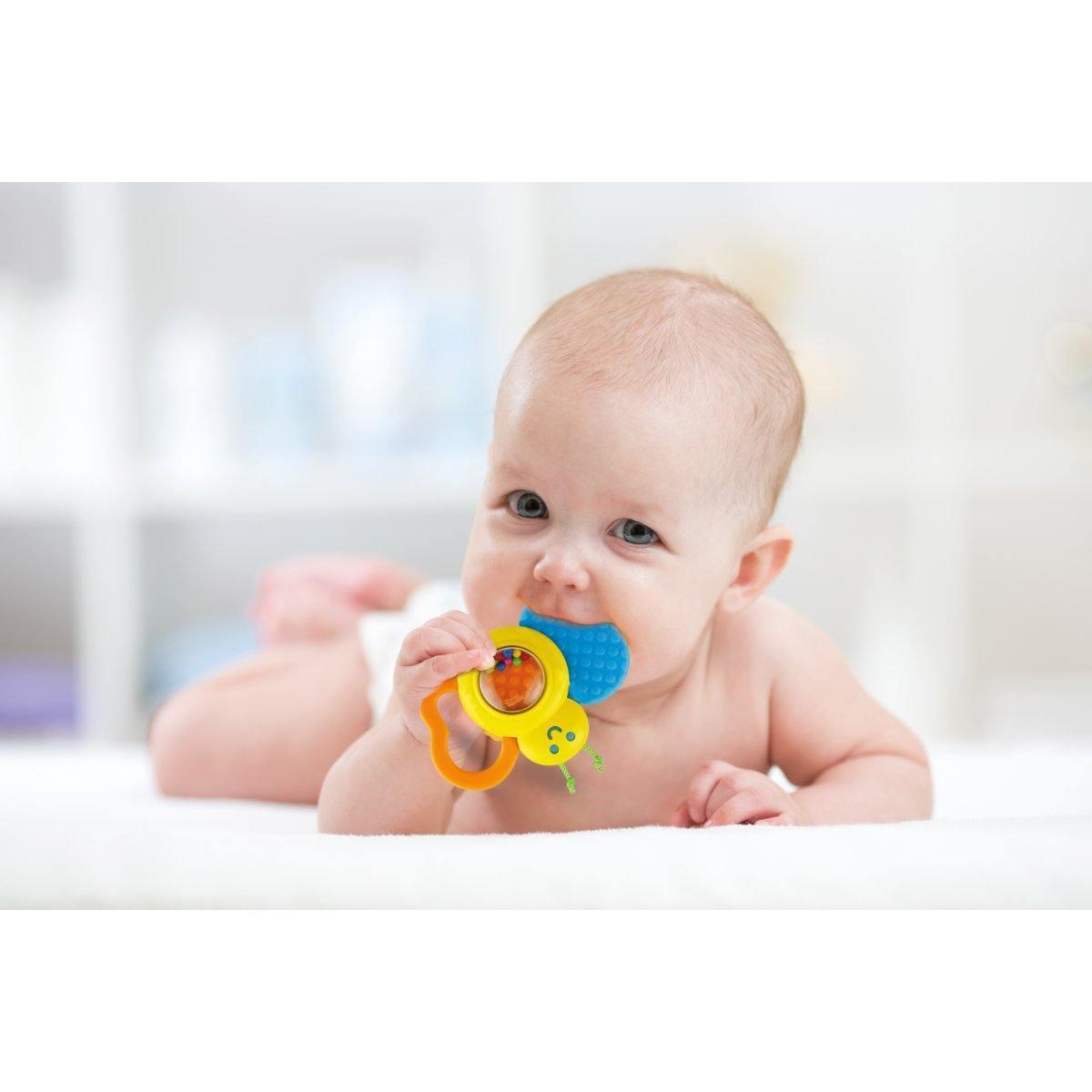 WinFun Baby’s Butterfly Rattles - BumbleToys - 0-24 Months, Cecil, Rattles, Unisex