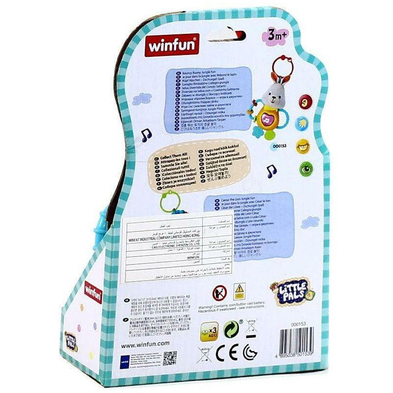 Winfun Bouncy Bunny Jungle Fun - BumbleToys - 0-24 Months, Babies, Baby Saftey & Health, Boys, Cecil, Girls, Nursery Toys, Rattles, Unisex