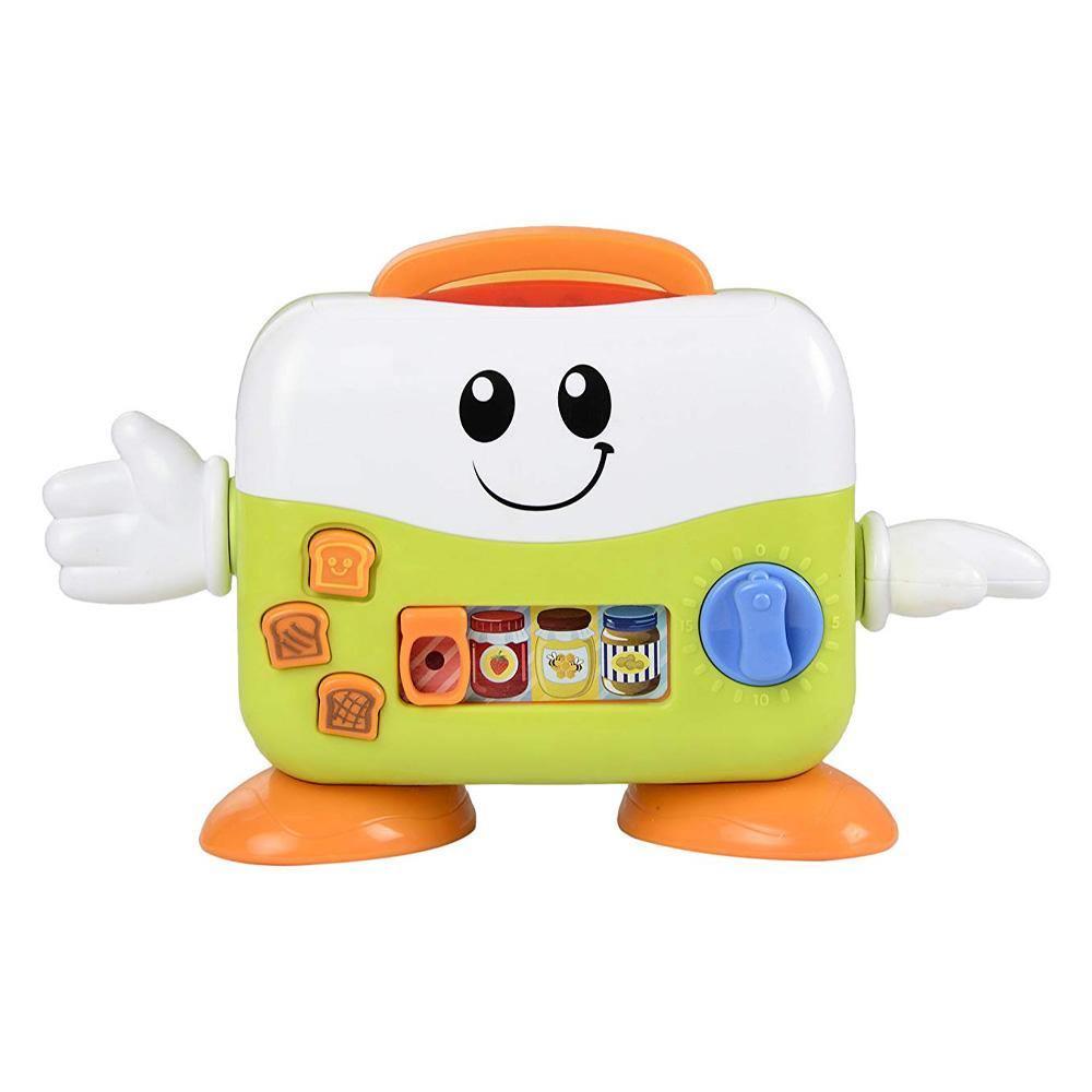 WinFun Bouncy Mr. Toaster - BumbleToys - 2-4 Years, Cecil, Pretend Play, Unisex