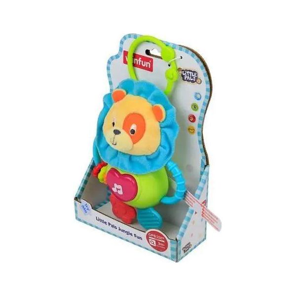 Winfun Caesar Lion Little Teether Pals Fun Toy - BumbleToys - 0-24 Months, Babies, Baby Saftey & Health, Boys, Cecil, Girls, Nursery Toys, Rattles, Unisex