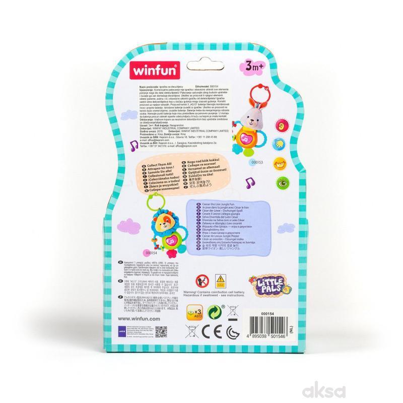 Winfun Caesar Lion Little Teether Pals Fun Toy - BumbleToys - 0-24 Months, Babies, Baby Saftey & Health, Boys, Cecil, Girls, Nursery Toys, Rattles, Unisex