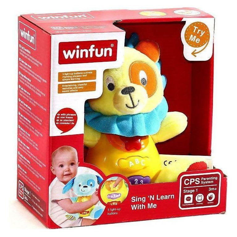 WinFun Caesar Lion Sing & Learn With The Amazing Lion with Sound & Lights - BumbleToys - 0-24 Months, 2-4 Years, Baby Saftey & Health, Baby Shower, Boys, Cecil, Girls, Nursery Toys
