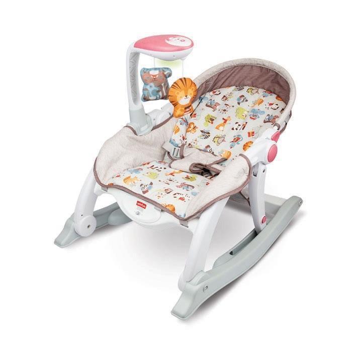 WinFun Grow With Me Rocking Chair - Animal Paradise - BumbleToys - 0-24 Months, 2-4 Years, Bouncers & Rockers, Cecil, Pre-Order, Unisex