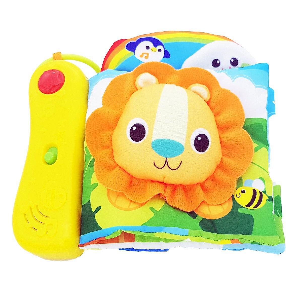 WinFun Jungle Pals Sensory Book - BumbleToys - 2-4 Years, Cecil, Learning Toys, Unisex