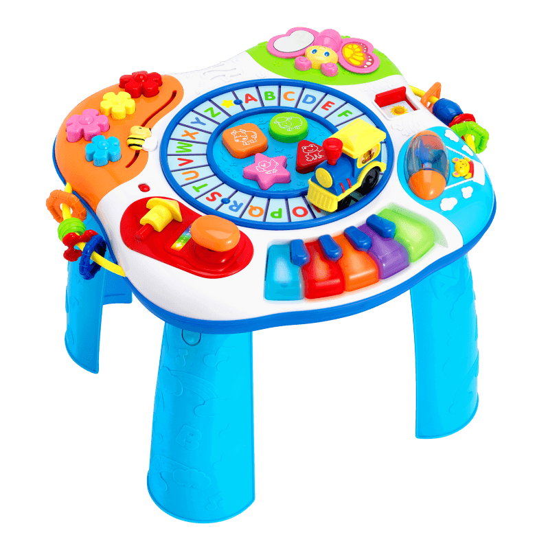 WinFun Letter Train & Piano Activity Table - BumbleToys - 2-4 Years, Cecil, Learning Toys, Unisex