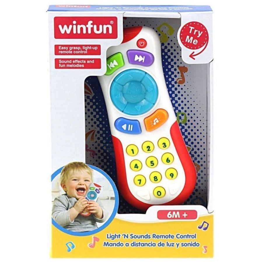 WinFun Light 'N Sounds Remote Control - BumbleToys - 2-4 Years, Cecil, Nursery Toys, Unisex