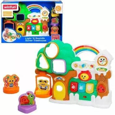 WinFun Light 'N Sounds Sorter Treehouse With sounds and lights