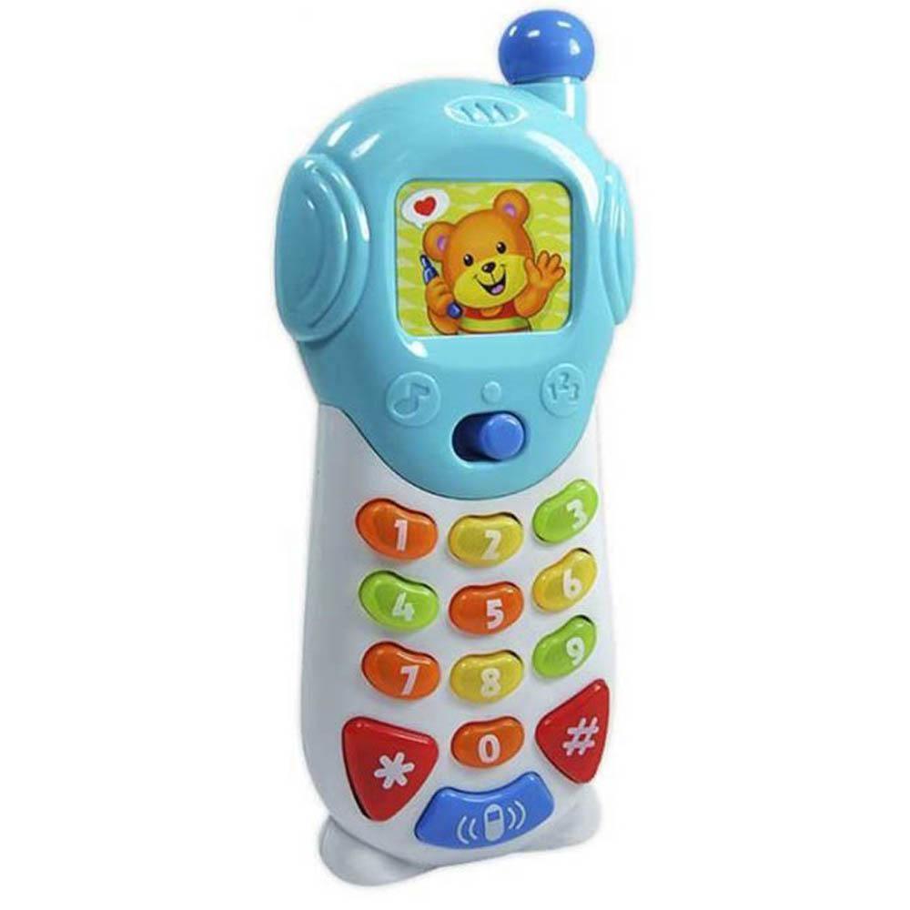 WinFun Light-Up Talking Phone - BumbleToys - 0-24 Months, 2-4 Years, Boys, Cecil, Nursery Toys