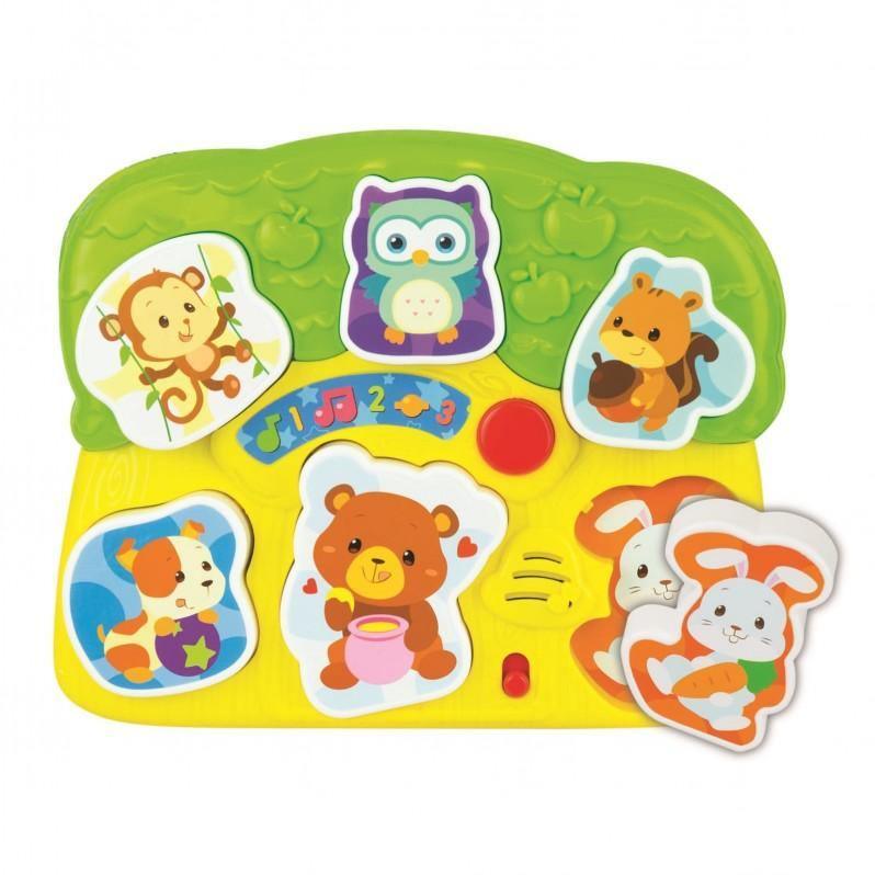 WinFun Lights'N Sounds Animal Puzzle - BumbleToys - 2-4 Years, Cecil, Nursery Toys, Unisex