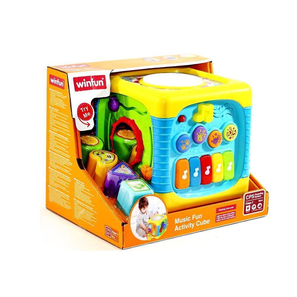 Winfun Music Fun Activity Cube - BumbleToys - 0-24 Months, Babies, Baby Saftey & Health, Boys, Cecil, Girls, Nursery Toys