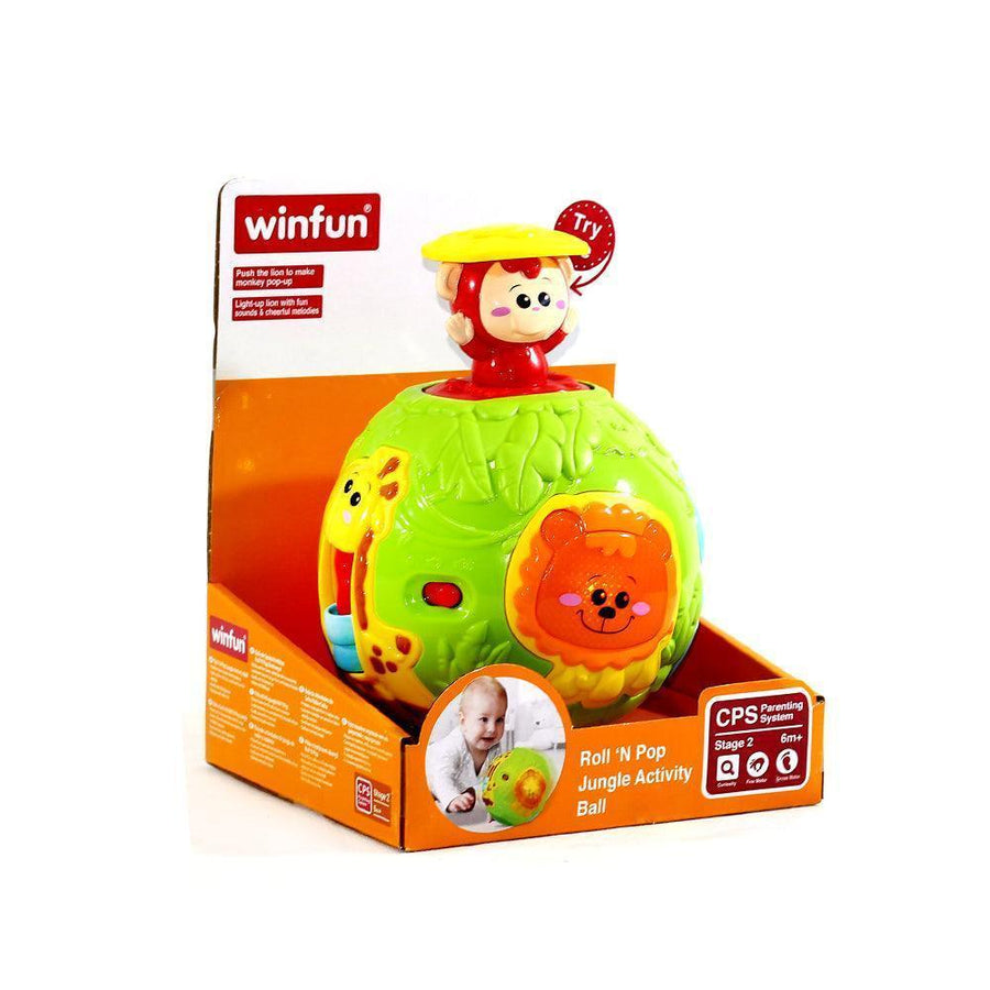 WinFun Roll 'N Pop Jungle Activity Ball