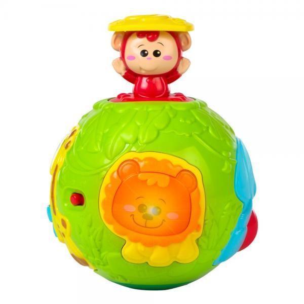 WinFun Roll 'N Pop Jungle Activity Ball - BumbleToys - 2-4 Years, Boys, Cecil, Nursery Toys, Unisex