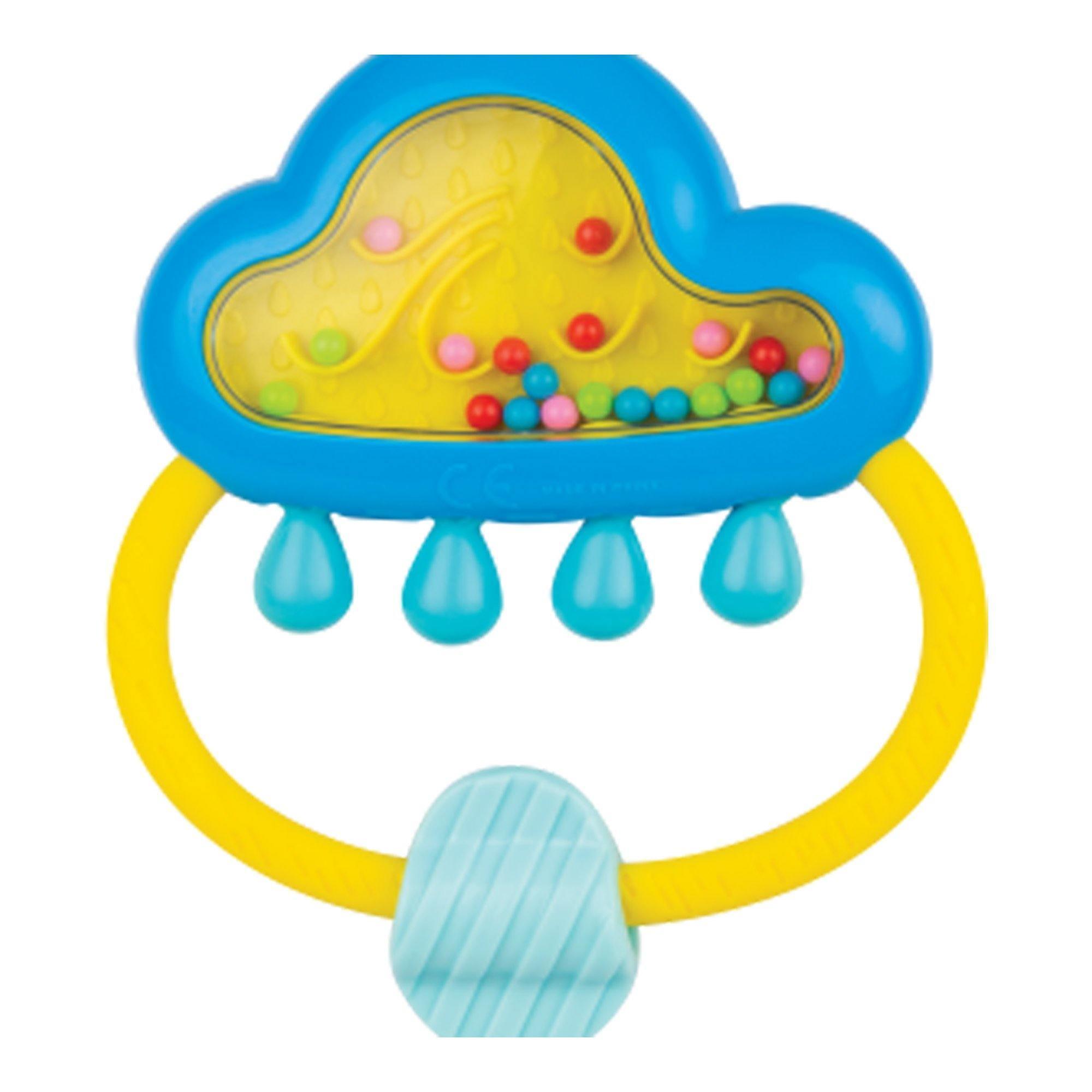 WinFun Shake ‘N Spin Rattle - Raincloud - BumbleToys - 0-24 Months, Cecil, Rattles, Unisex