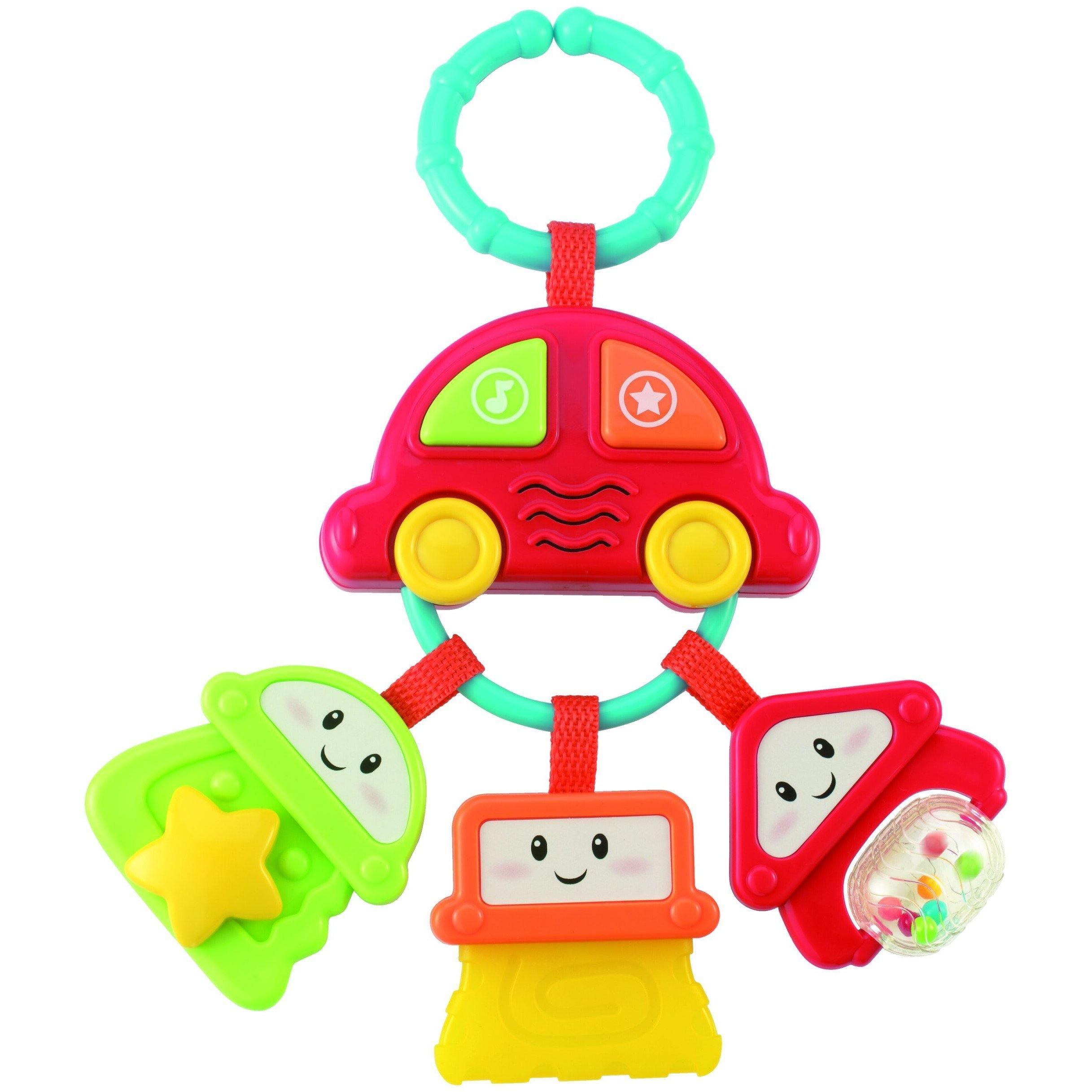 WinFun Sound 'N Rattle Keys - BumbleToys - 0-24 Months, Cecil, Rattles, Unisex