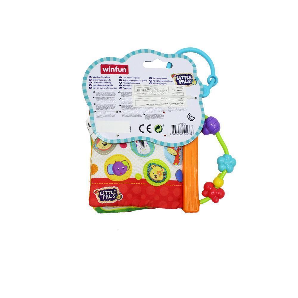 WinFun Take-Along Crinkle Book - BumbleToys - 2-4 Years, Cecil, Learning Toys, Unisex