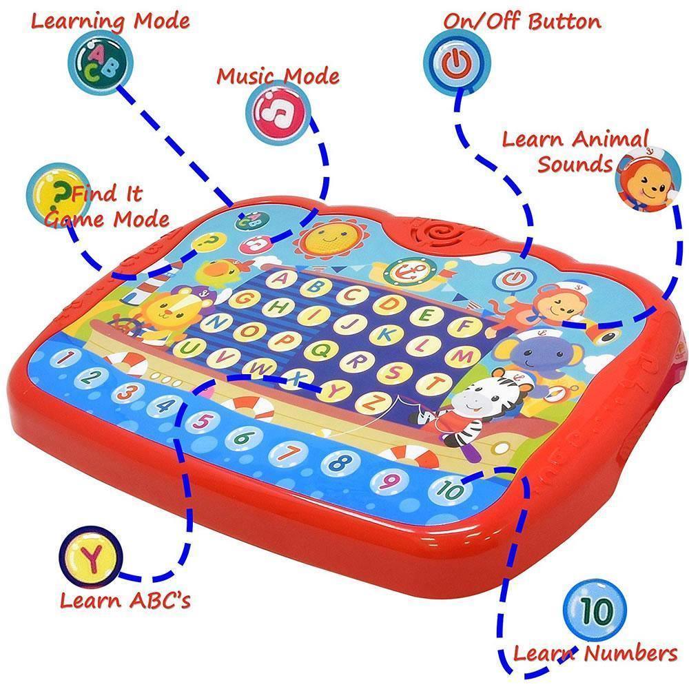 WinFun Tiny Tots Learning Pad - BumbleToys - 2-4 Years, Cecil, Learning Toys, Unisex