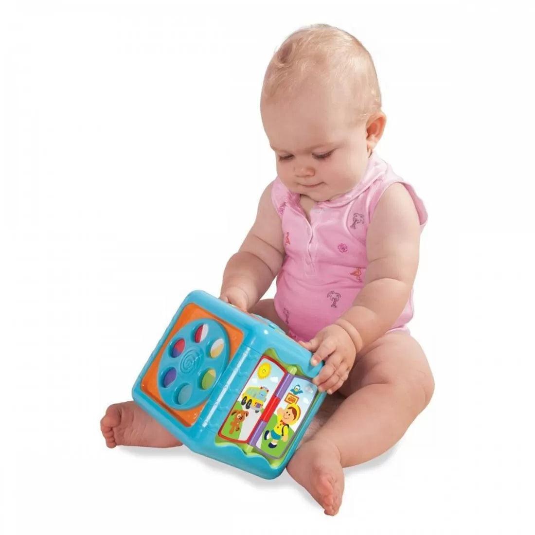 Win Fun Side To Side Discovery Cube - BumbleToys - 0-24 Months, Babies, Boys, Cecil, Girls, Learning Toys, Nursery Toys