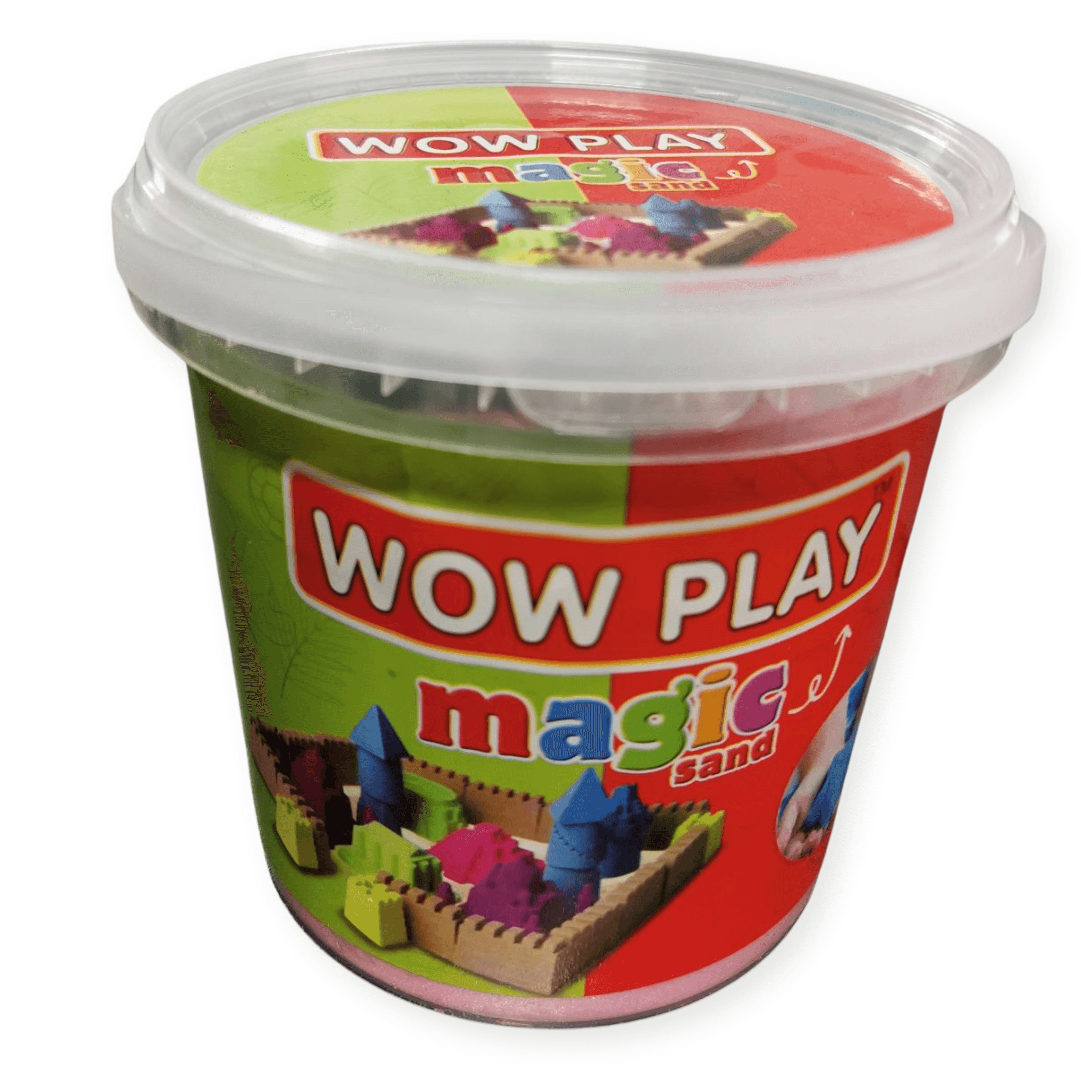 Wow Play Magic Sand Big Play Set - BumbleToys - 5-7 Years, Arabic Triangle Trading, Boys, Girls, Make & Create