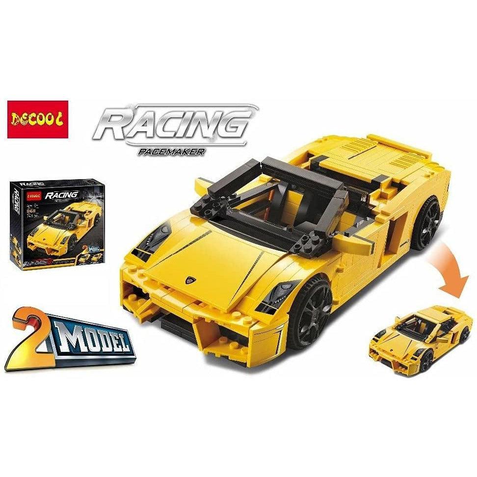 Yile 011 Racers Lamborghinis Gallardo LP 560-4 Building Blocks Kit (771 Pcs) For age +14 - BumbleToys - 14 Years & Up, 18+, Boys, Building Sets & Blocks, Cars, Creator, LEGO, Toy Land
