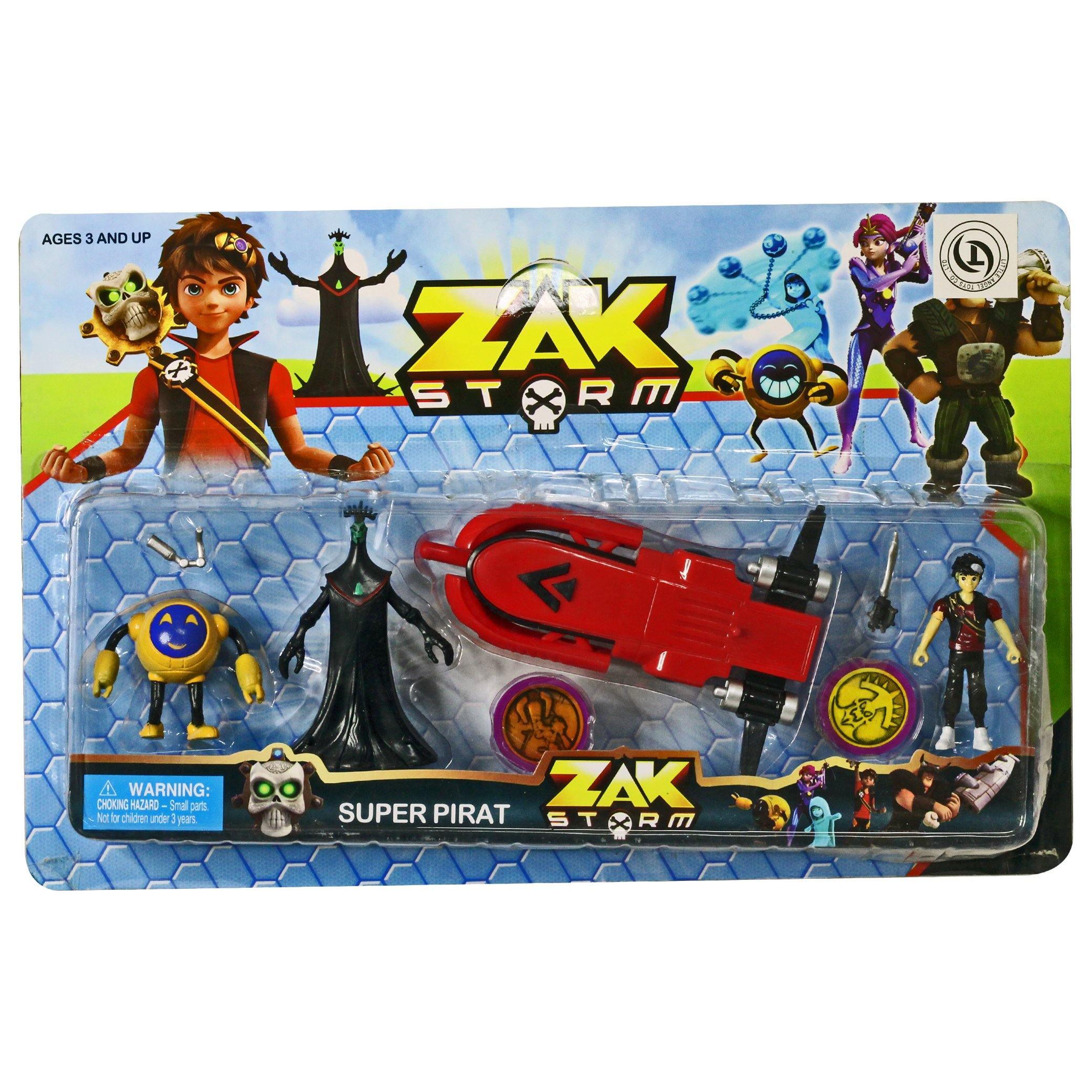 Zak Storm Characters Play Set - BumbleToys - 5-7 Years, Action Battling, Boys, Toy Land