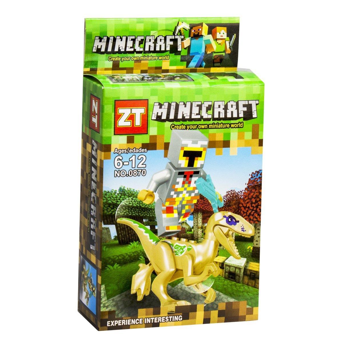 ZT Minecraft Building Blocks - Swordsman - BumbleToys - 5-7 Years, Boys, LEGO, Toy Land