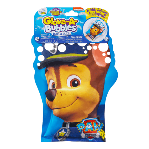 ZURU Glove-A-Bubbles PAW Patrol Chase Bubble Maker - BumbleToys - 5-7 Years, Arabic Triangle Trading, Boys, Collectible Vehicles, Girls, Glove-A-Bubbles, PAW Patrol Chase Bubble Maker